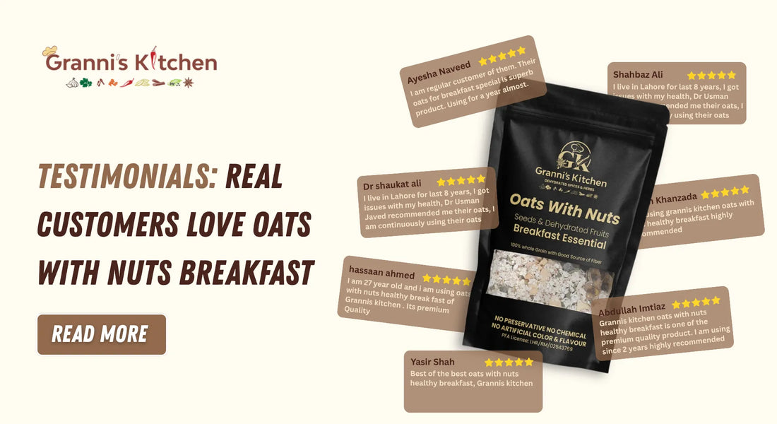 Testimonials: Real Customers Love Oats With Nuts Breakfast