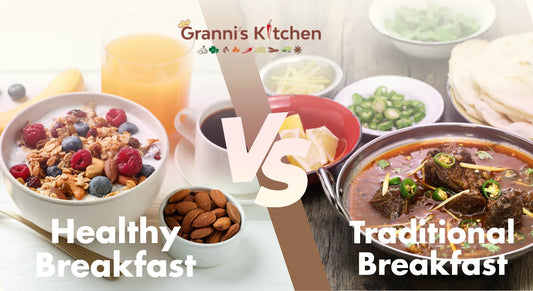 Healthy Breakfast vs Traditional Pakistani Breakfast
