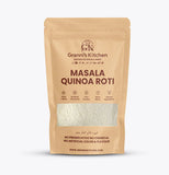 Granni's Kitchen Masala Quinoa Roti - Handcrafted with Natural Ingredients, Free from Preservatives, Artificial Colors & Flavors. Made Using a Pure Process and Micro-Batch Production for Healthy, Flavorful Quinoa Roti. Ideal for Gluten-Free and Nutrient-Rich Meals.